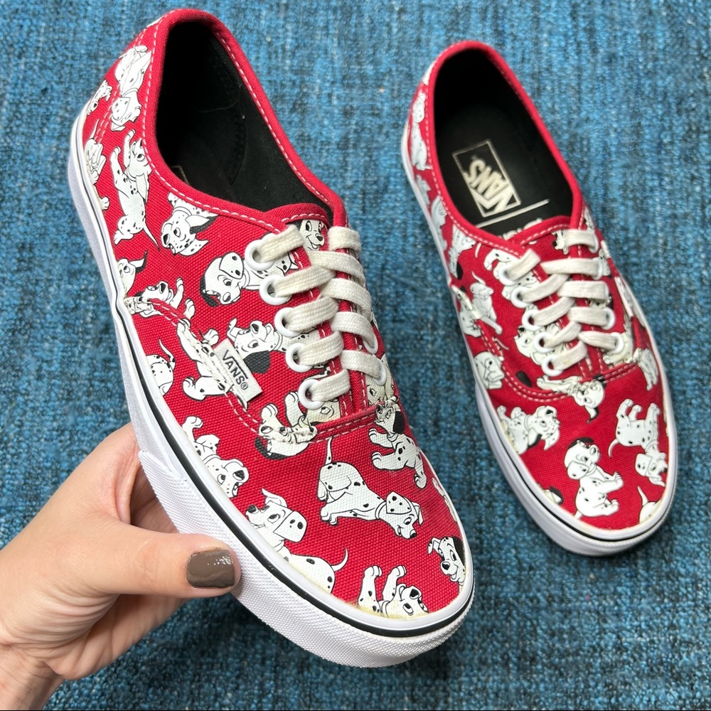 RARE Vans x Disney 101 Dalmations Authentic Sneakers Limited Edition